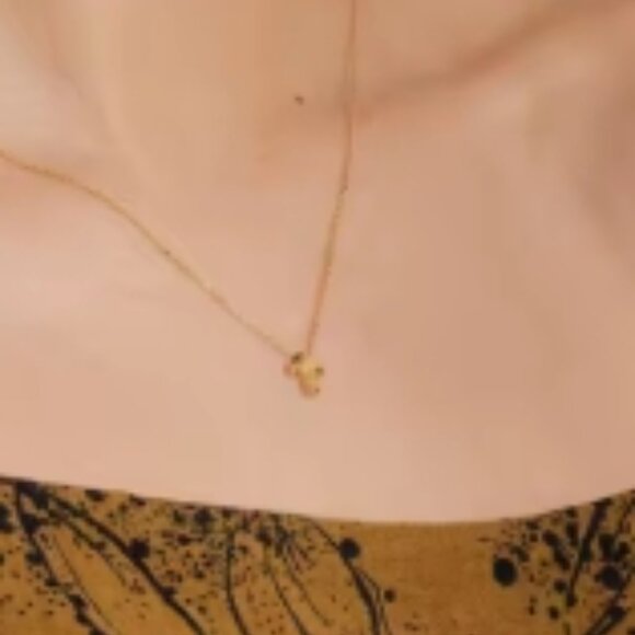 Gold Cross Necklace, Women's Necklace, Gold Jewelry, Necklace, Gift Idea - Picture 2 of 4